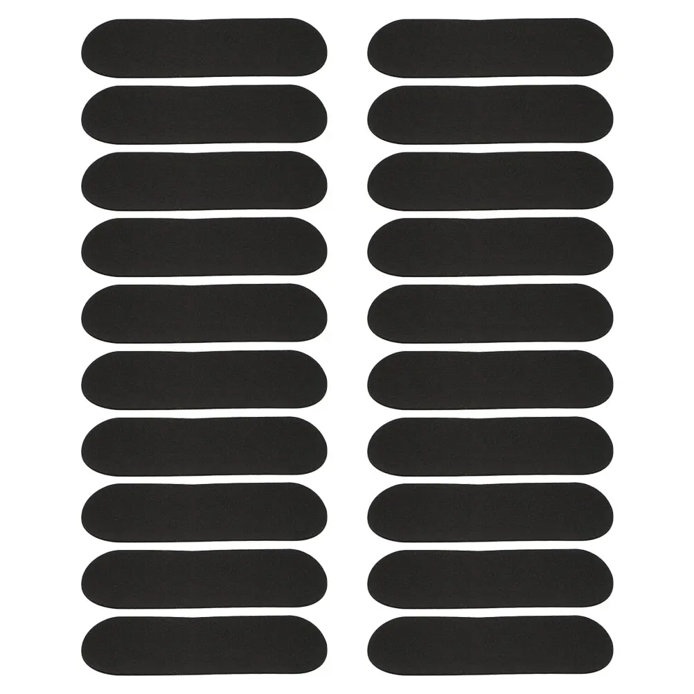 20 adesivi antiscivolo in schiuma per dita Nastro antiscivolo nero per bambini Mini accessori Design unico Robusto Facile da installare Decorativo