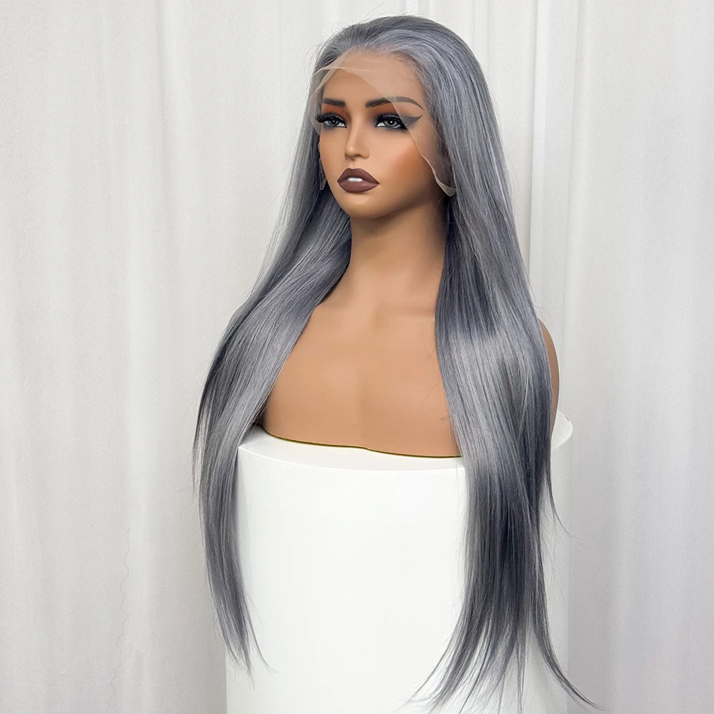 250% ストレート人毛ウィッグ 13 × 4 レースフロントウィッグ 100% 本物の人毛 HD 透明レースウィッグ黒人女性のための