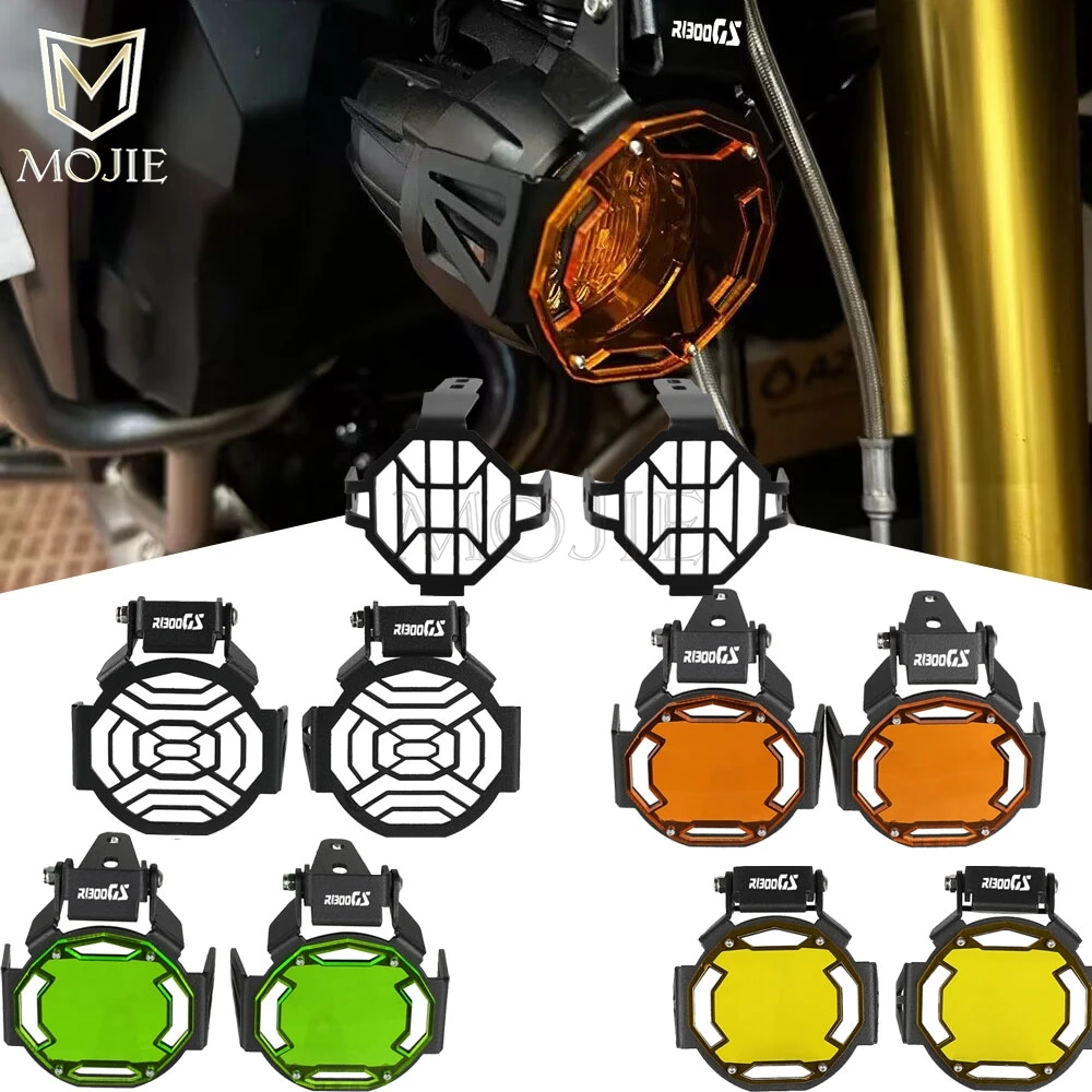 Motorcycle Flipable Foglight Fog Light Protector Guard Lamp Cover Grille FOR BMW R1300GS R 1300 GS Adventure 2023 2024 2025