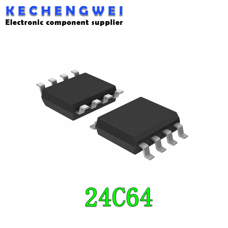 10pcs/lot 24C64WP AT24C64N AT24C64N-SU27 M24C64-WMN6TP ST24C64WP SOP-8 In Stock