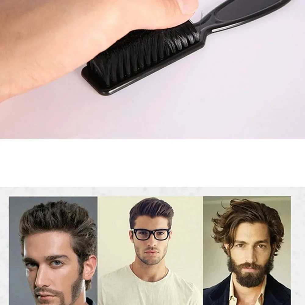 

Hair Carving Cleaning Brush Durable Material Creative Fade Brush Barber Shop Brush Barber Comb Scissors Vintage Oil Head Tools