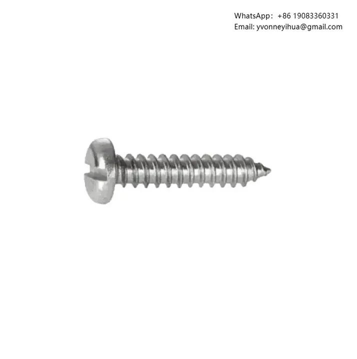 

Screw And Fastener DIN7971 Stainless Steel Slotted Pan Head Security Self Tapping Screw