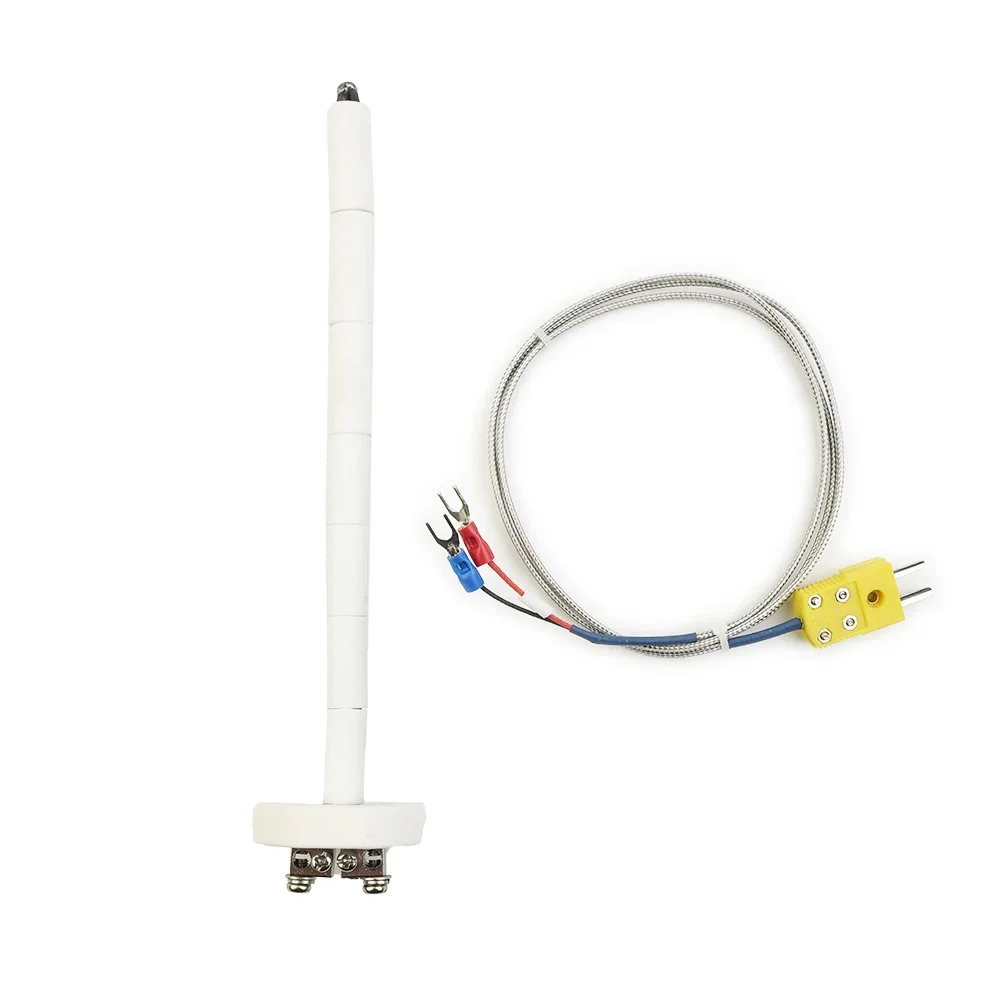 K-Type Thermocouple Block Ceramic Kiln Probe 2372/1300 Degree F/C 11G High Tool Temperature Controller Heavy Duty 8 Gauge