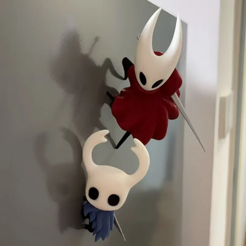 Resin Hornet Hollow Knight SilkSong GK Figure Refrigerator Sticker Fridge Magnet Peripheral Acrylic Collection Decoration