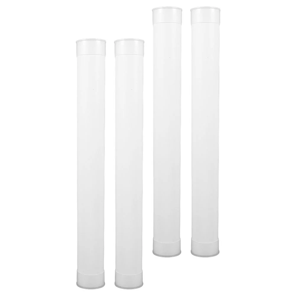 4 Pcs Straight Tube Container Cardboard Shipping Tubes Poster Carrier or Mailers Blueprint