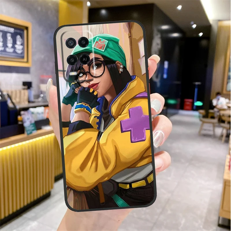 Valorant Killjoy For OPPO A74 A54 A94 A5 A9 A31 A53 A15 A16 A17 A57 A77 A57s A52 A72 A91 A93 A76 A96 Case