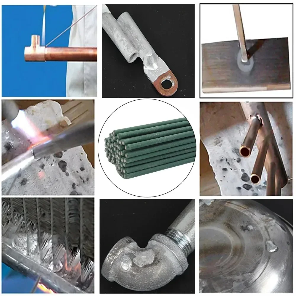 300mm 2mm Green Electrode Welding Rods Carbon Steel Easy Weld Smooth Arc AC DC for DIY Project Thin Metal Steel Plate Repair