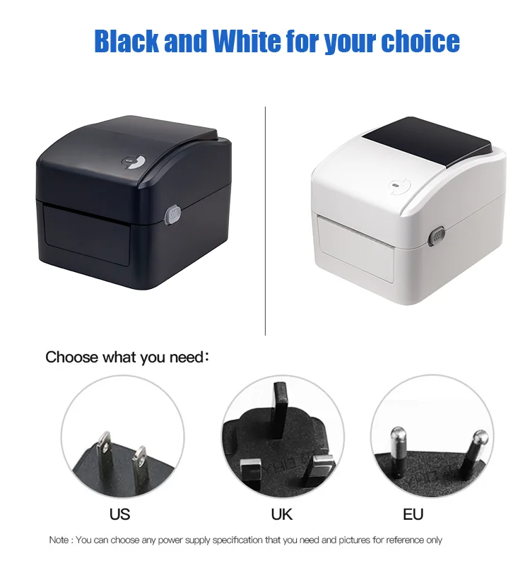 4-inch Express Shipping Label Printer Thermische barcodelabel Blue Tooth USB-interfacedrinter Gebruik voor DHL, Ebay, Amazon