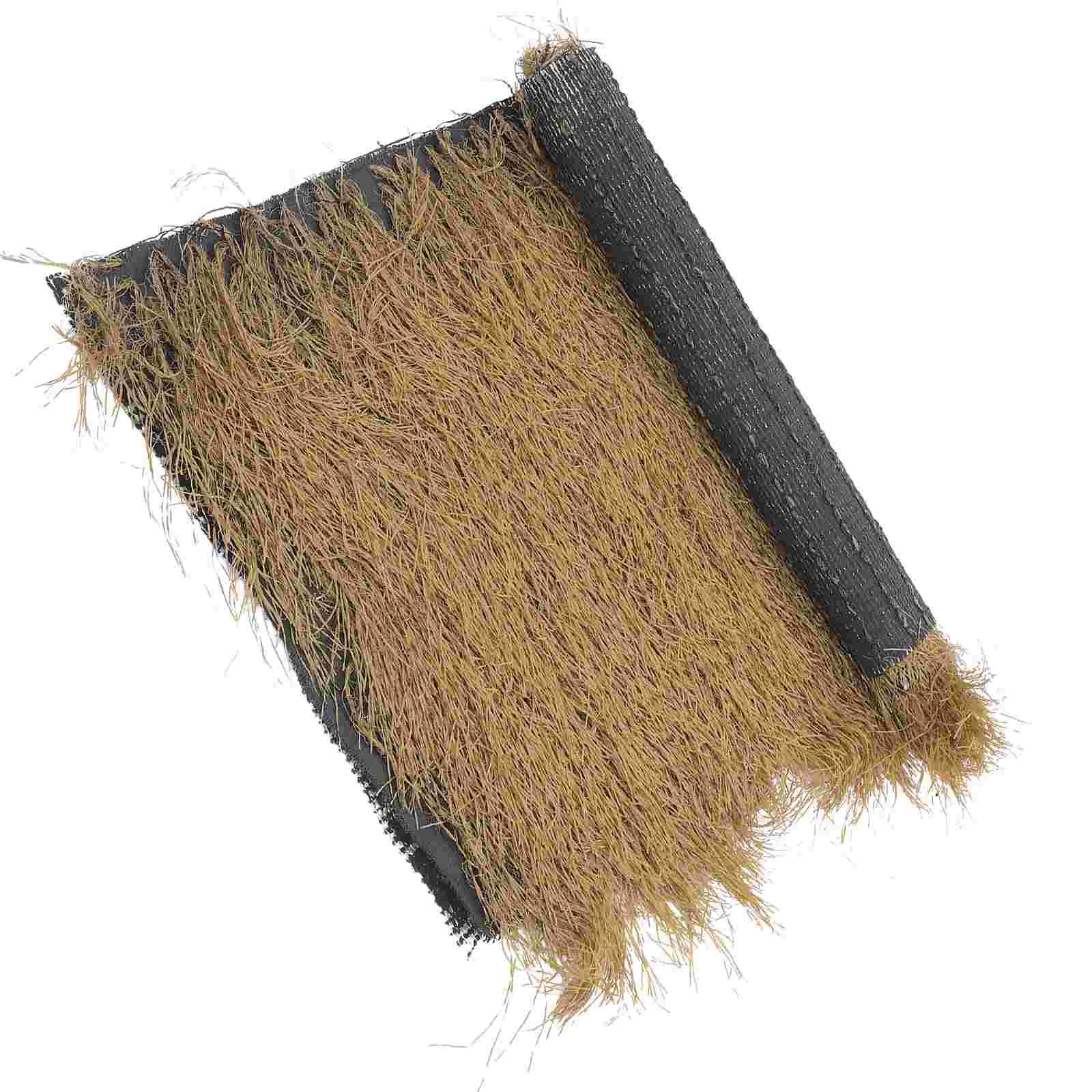 

Artificial Straw Roof Fake Thatch Roofing Simulated Mat Rug to Weave Simulation for Garden Pe Outdoor