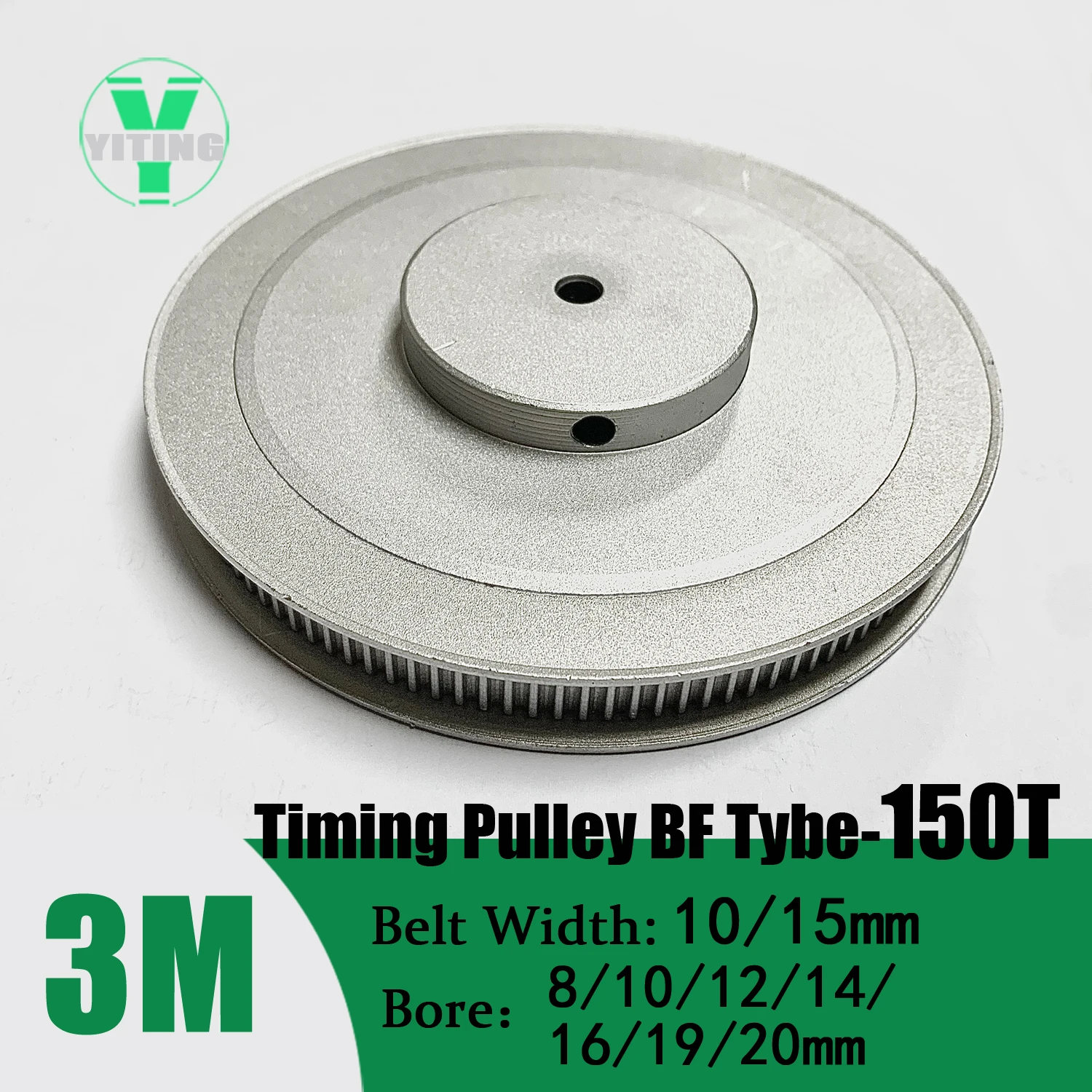 HTD3M 150teeth Timing Pulley 3M BF Belt Width 10/15mm Bore 8/10/12/14/16/19/20mm  Synchronous wheel  Pitch Belt Pulley