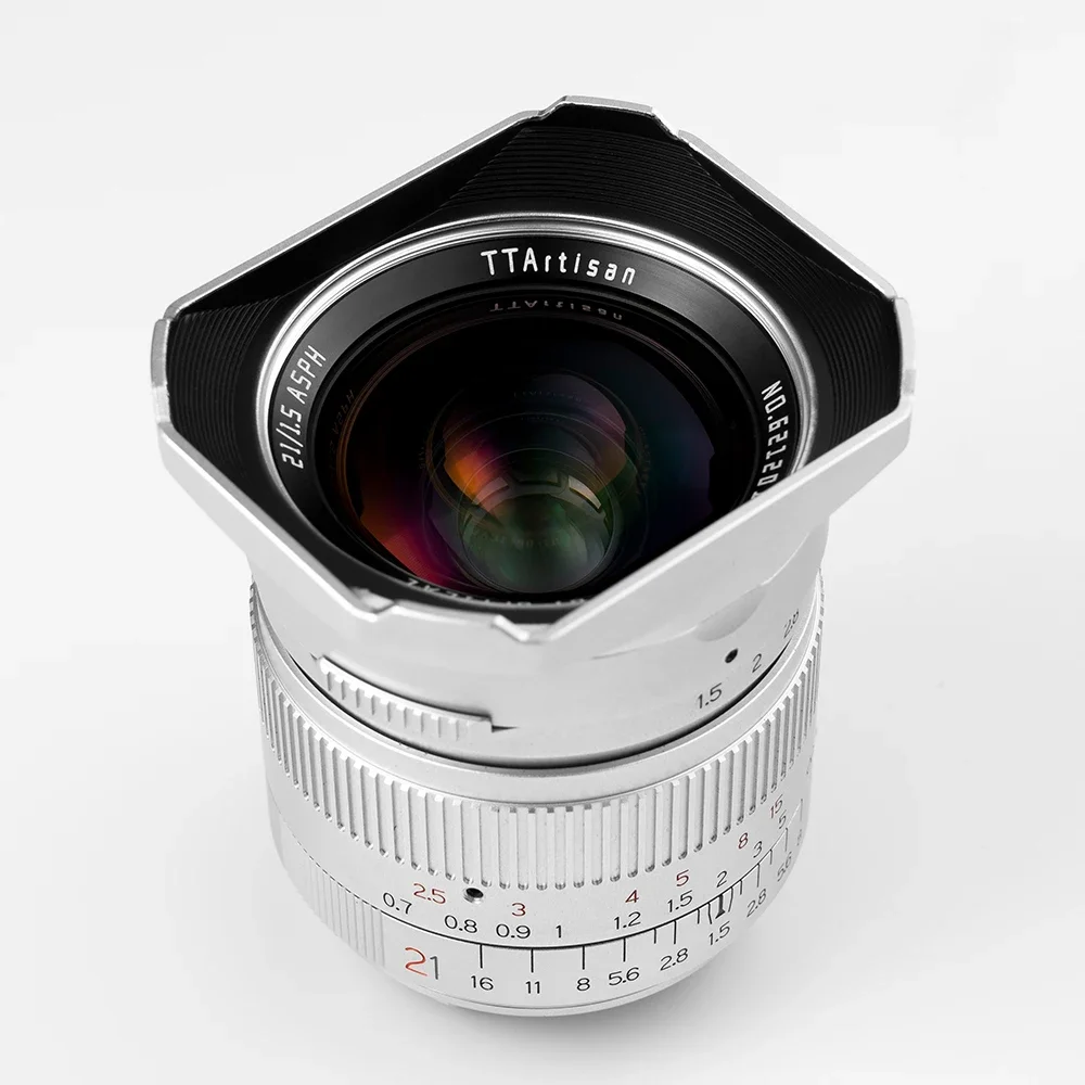 TTArtisan 21mm F1.5 Camera Lens Full Fame Manual Focus Lens For Leica M Mount Camera Leica M-M M240  M3 M6 M7 M8 M9 M9p M10