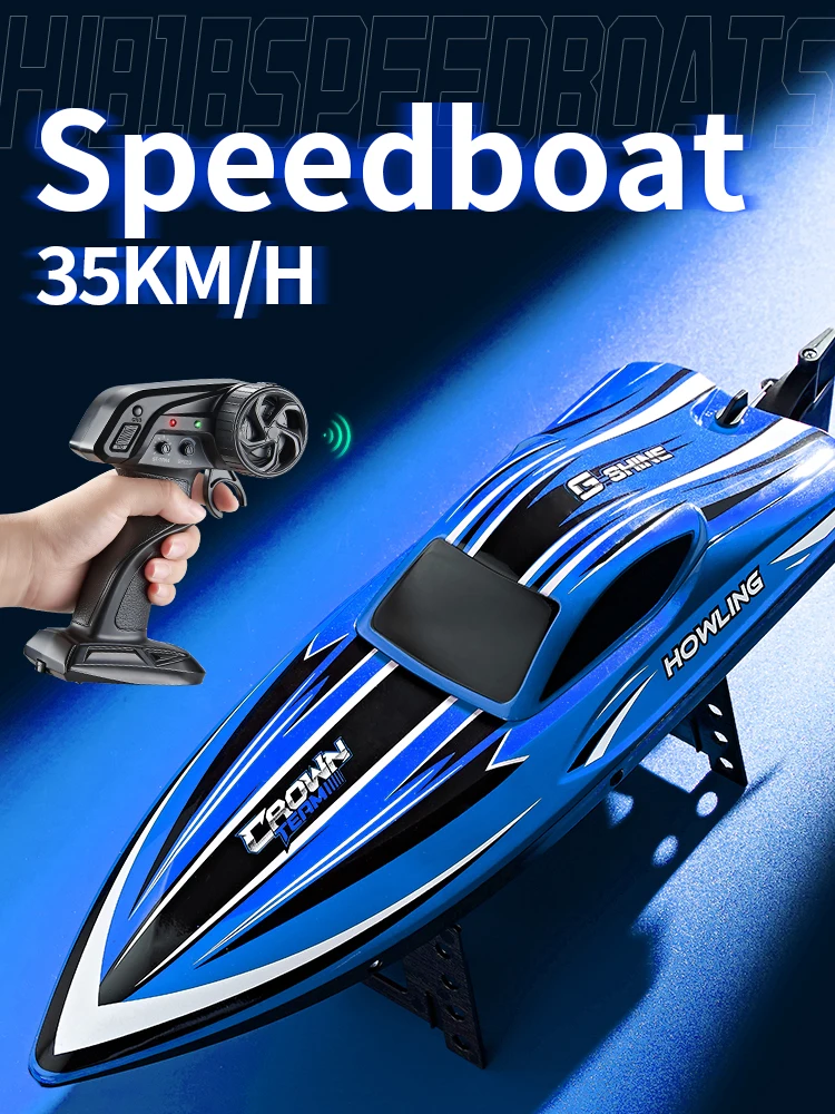 New Product Hj818 High-Speed Remote-Controlled Speedboat Children'S Water Toy Competitive Boat Model Waterproof Electric Boat