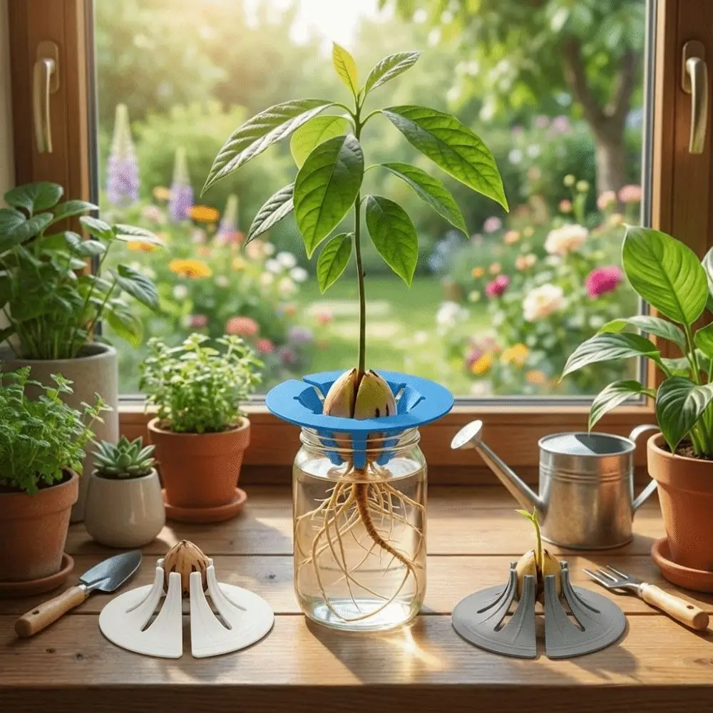 Soil-Free Avocado Planter Plastic Growing System Hydroponic Grow Kit Sprouting Setup Cultivation Device Planting Device Office