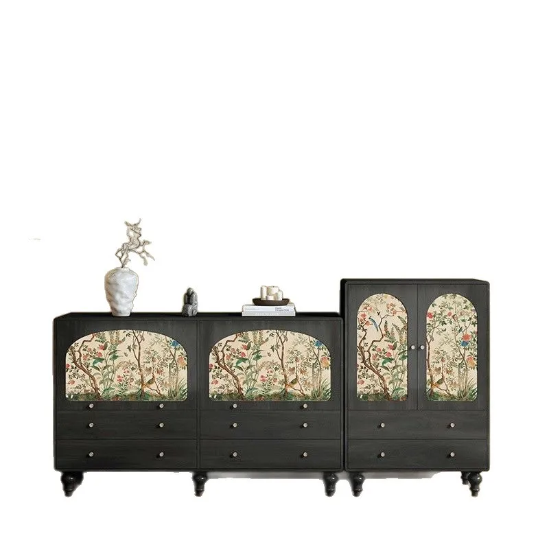 

solid wood combination chest, living room grass and wood, dining side cabinet, home decoration, porch cabinet, locker