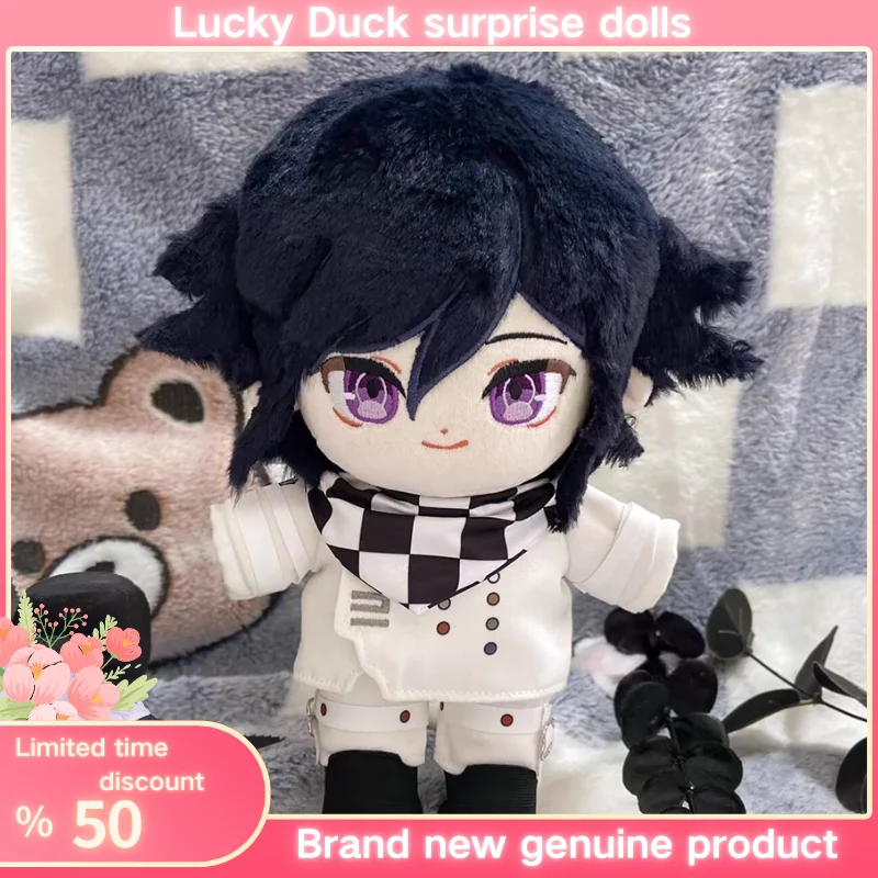 

Аниме Danganronpa V3 Kokichi Oma, плюшевая кукла, мягкая игрушка, 20 см, плюшевые наряды, костюм, мультяшная фигурка, игрушки, подарки на день рождения
