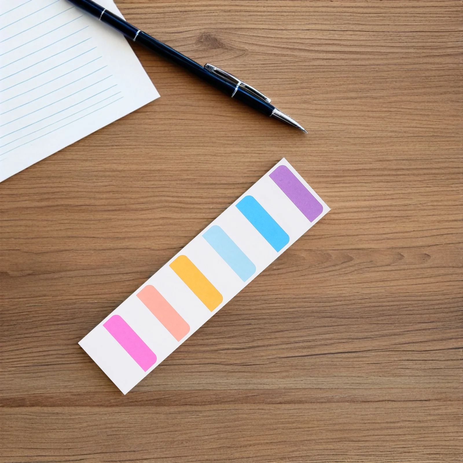 

600 Pcs Color Index Tags Book Page Tabs Adhesive Bookmark Marker Paper Colored Sticky Student