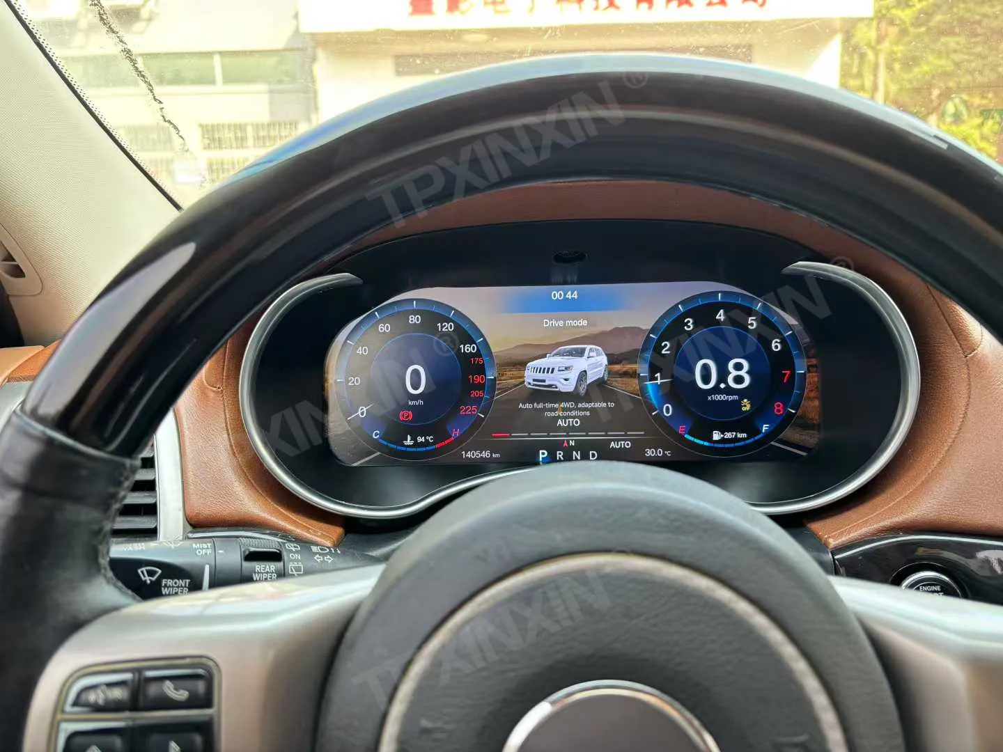 

12.3 Inch LCD Digital Cluster Update 2025 For Jeep Wrangler 2007-2010 Instrument Speedometer Odometer Dashboard Display Smart