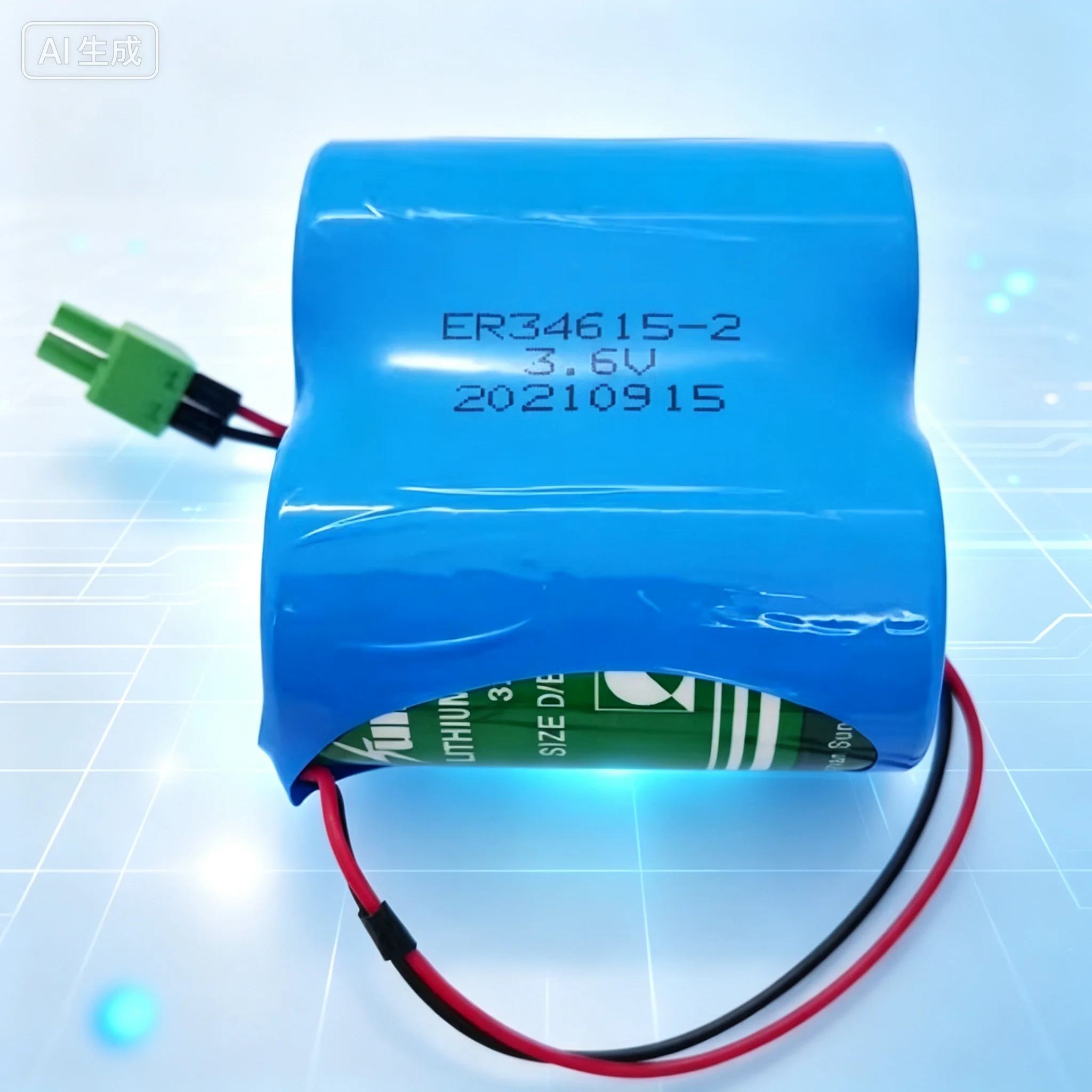 for ER34615‑2 3.6V Battery For Flow Gas Meter
