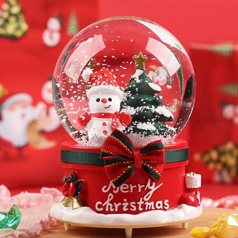 Christmas Gift Crystal Ball Music Box Boys and Girls, Friends, Classmates, Students, Birthday Gifts, Children's Hand-made Gifts