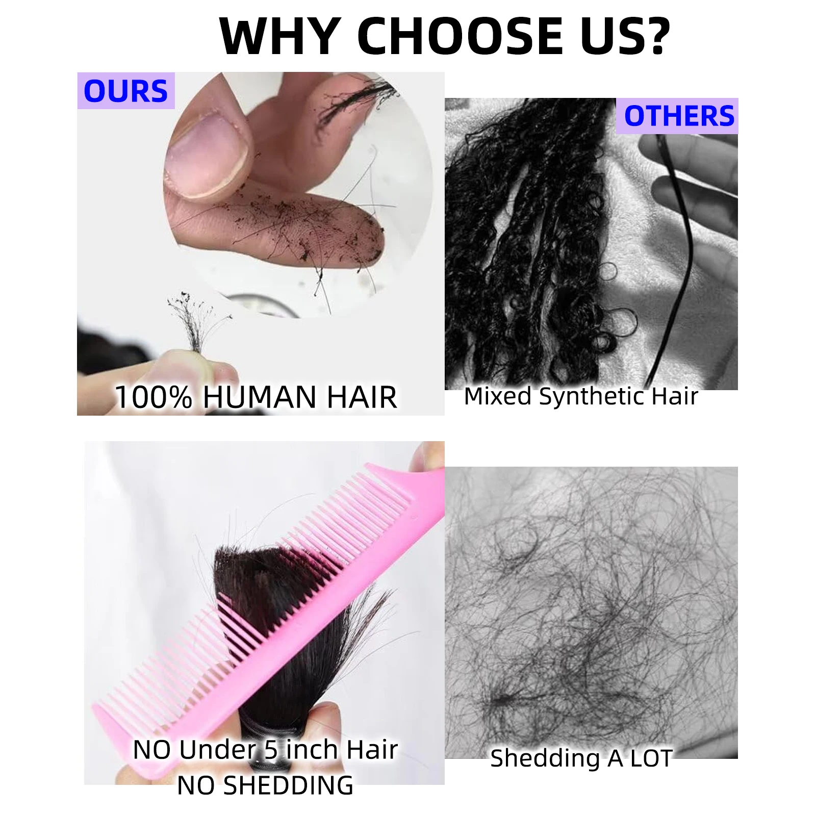 20 Polegada 16a 3 pacotes de água encaracolado trança cabelo humano trança onda profunda pacotes cabelo humano sem trama pacote 100g virgem brasileira