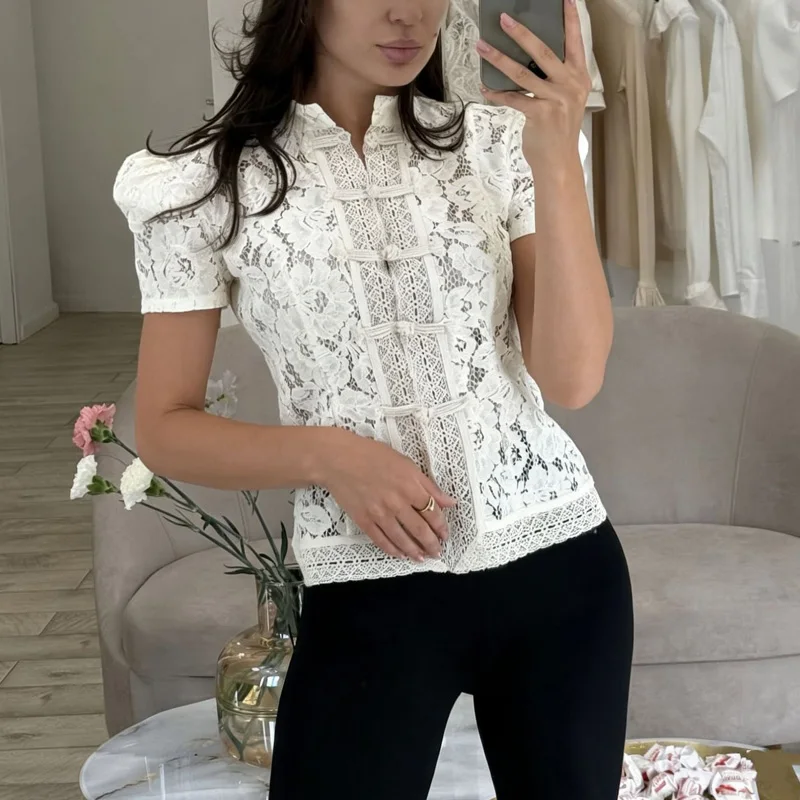 Short Sleeves White