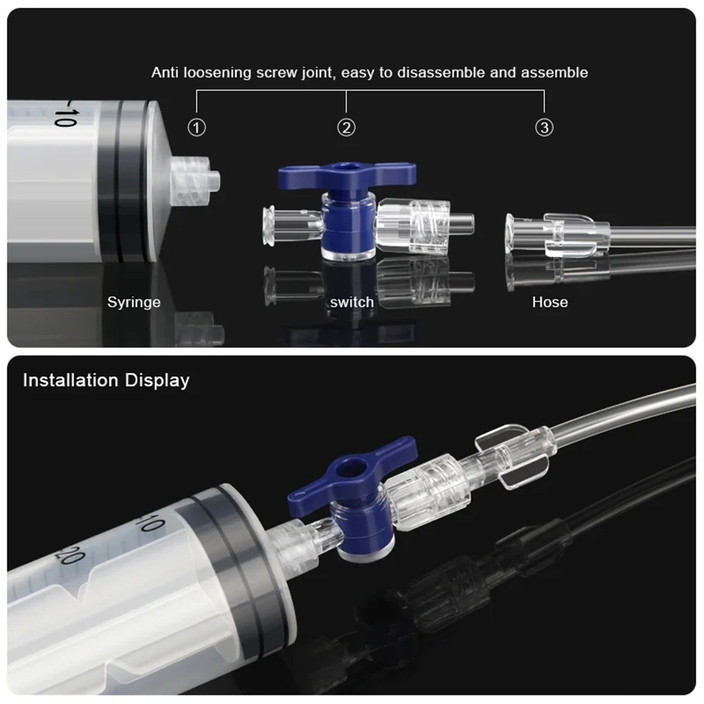 60ml Tubeless Tire Injector Syringe Presta Valve Core Remover MTB/Road Bike Sealant Injection Tool image 2