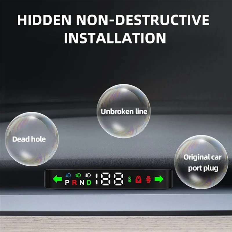 Обычные 1 комплект деталей, аксессуары для Tesla Model 3 Y, автомобильный проекционный умный дисплей, измеритель воздушного кода, ЖК-дисплей, HUD, автомобильный аксессуар