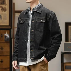Red Tornado 16oz Selvedge Denim Trucker Jacket Men's Daily Jean Coat LS01-001