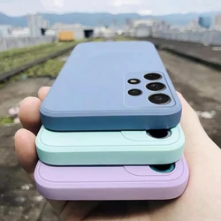 NEW Liquid Silicone Phone Case for Samsung Galaxy A71 A72 A22 A31 A32 A42 A50 A52 A21S A13 A23 A33 A53 A54 A73 5G Cover