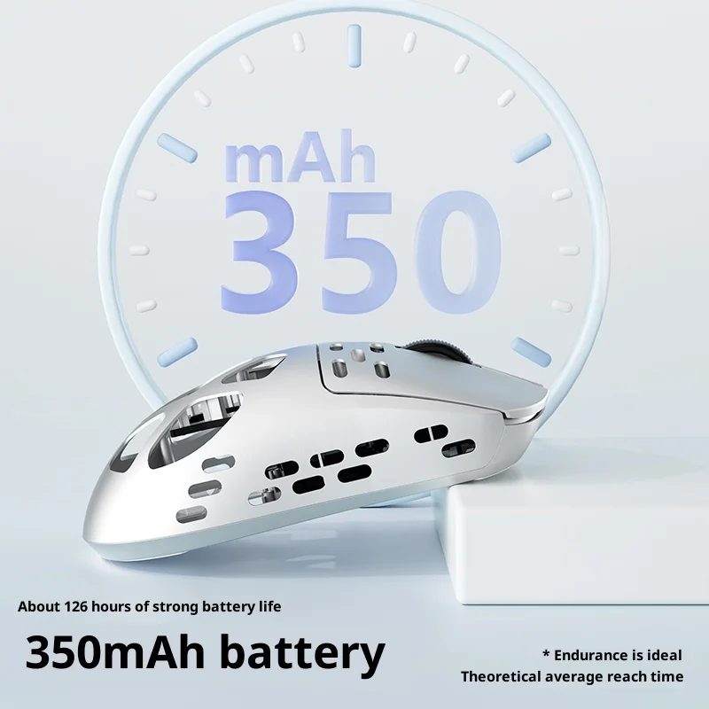 Mysz Ajazz New Am3 Pro Max, stop magnezu, mysz gamingowa e-sportowa, Paw3950, bezprzewodowa, 3 tryby, lekka, 8k, prezenty świąteczne, urodzinowe