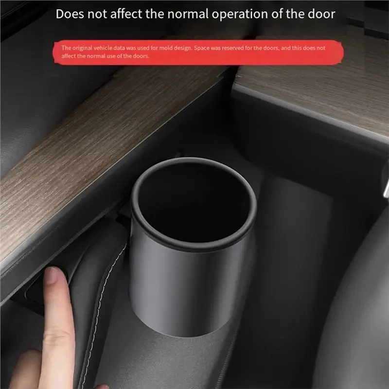 Ensemble de porte-gobelets pour portières de voiture (4 pièces) pour Tesla Model 3 Highland 2025 – Accessoire spécialisé pour boîte de rangement