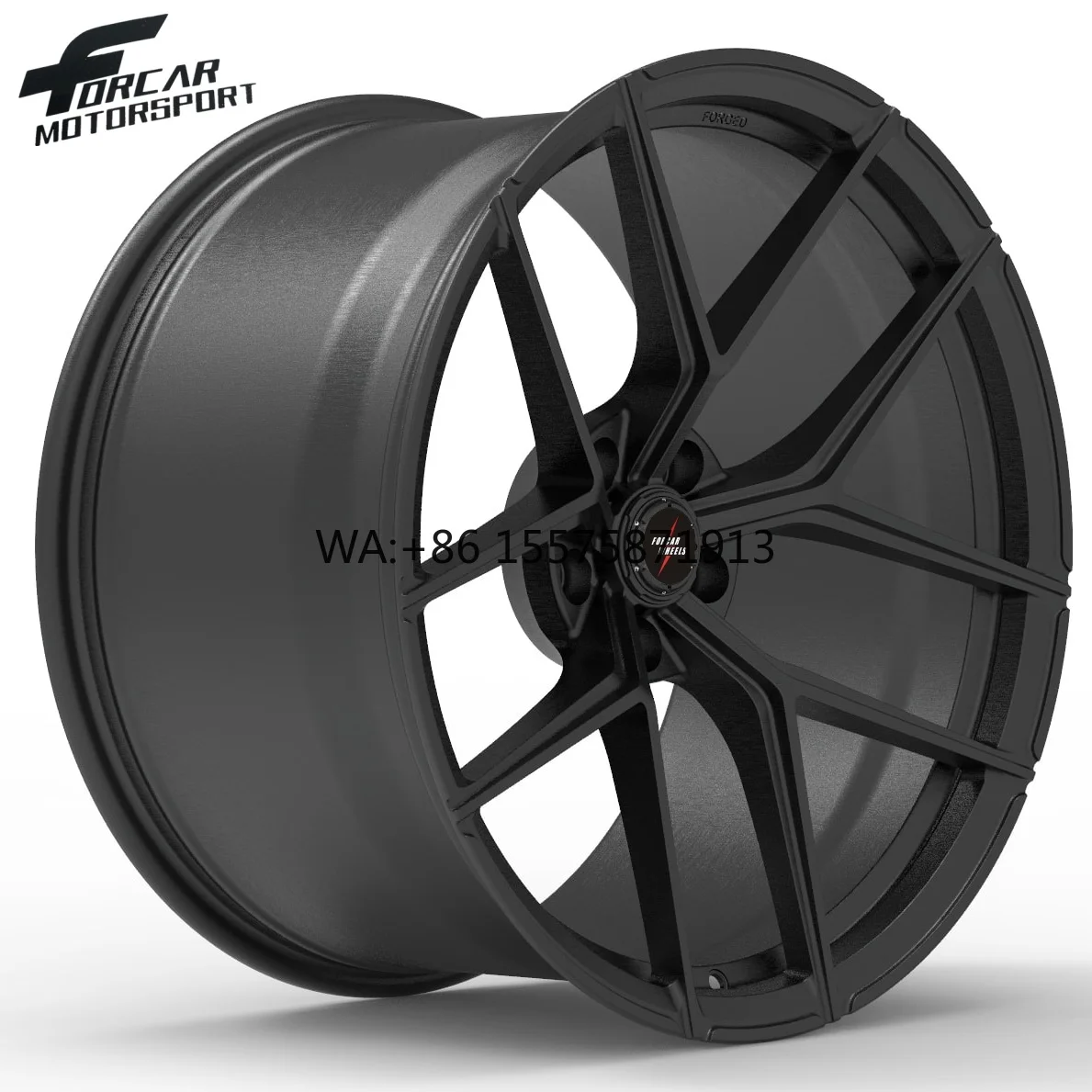 

New Simple Design Matte Black High Performance One-Piece Aluminum T6061 Custom 16-24 Inch Alloy Forged Wheels Rims