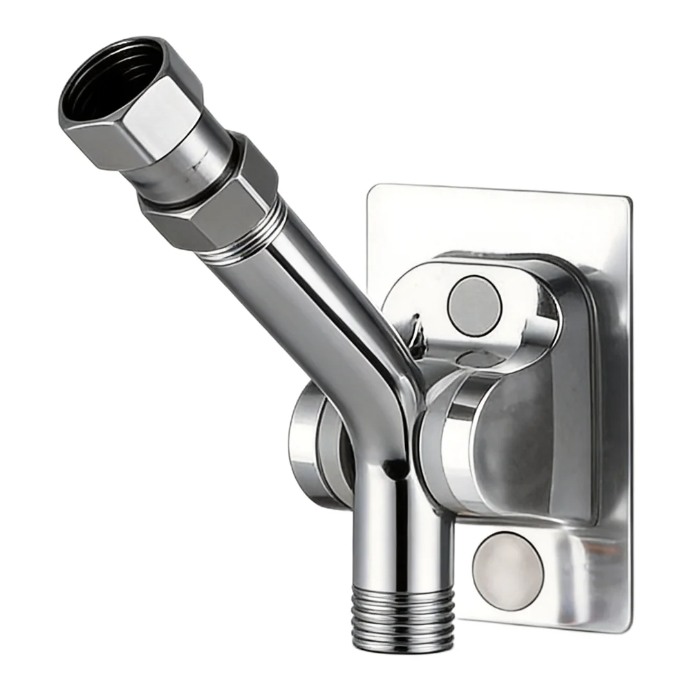 304 Stainless Steel Shower Head Extension 8 Inch Long Compatible with Standard G1/2 Shower Head Threads and Mounting