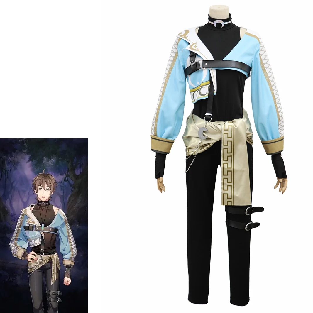 

COS-KiKi Nu: Carnival Eiden Bimonthly Streamer Game Suit Cosplay Costume Gorgeous Handsome Uniform Halloween Party Outfit Unisex