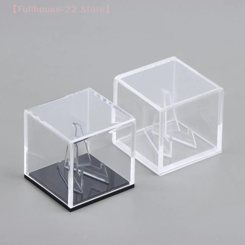 

【MAX-22】Acrylic Guitar Pick Display Box With Stand Collectible Rack Storage Case Transparent Pick Jewelry Holder