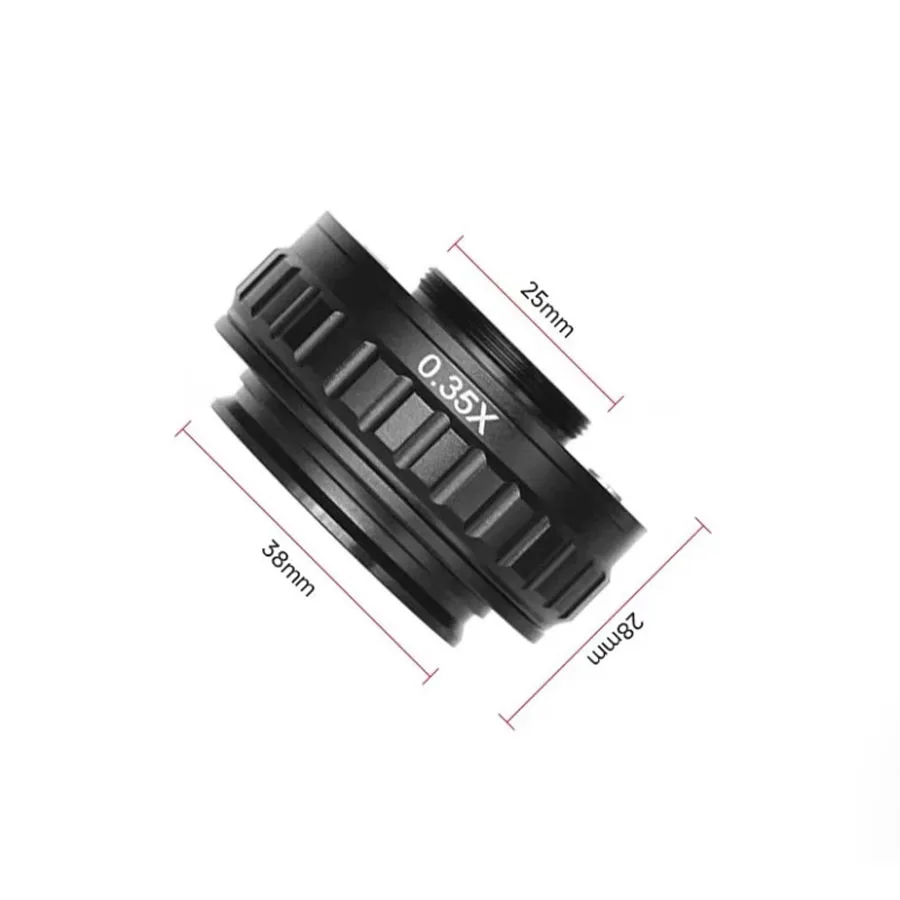 2026 Microscope Camera Adapter CTV Adapter 0.35X 0.5X Trinocular Stereoscopic Industrial Lens Interface