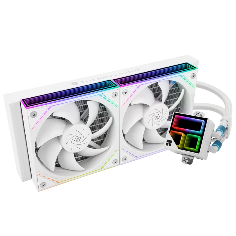 Imagem -02 - Thermalright-infinity 240 Aio Liquid Cooler Sincronização de Iluminação Argb Infinity Mirror Suporte de Cabeça Fria Lga1851 Am5