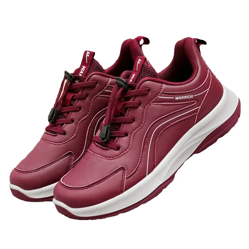 Comfortable Leather Walking Shoes For Women And Elderly_voghion.com