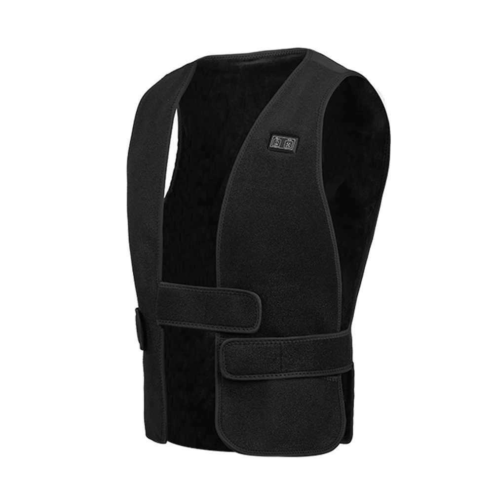 7 Areas Heated Vest Sports Jacket Adjustable Size Dive Material Mixed Cottons Inner Breathables Clothes Winter Warm Heated Vest