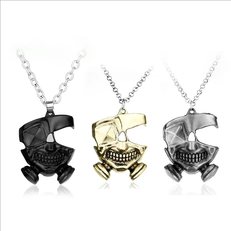 Anime Tokyo Ghoul Necklace For Women Men Kaneki Ken Cosplay Unisex Alloy Pendant ChokerJewelry Accessories Props Fans Gifts ﻿