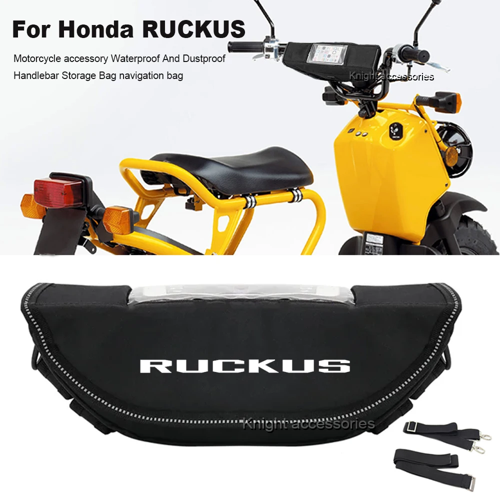 For Honda RUCKUS ruckus Motorcycle accessory Waterproof And Dustproof Handlebar Storage Bag navigation bag