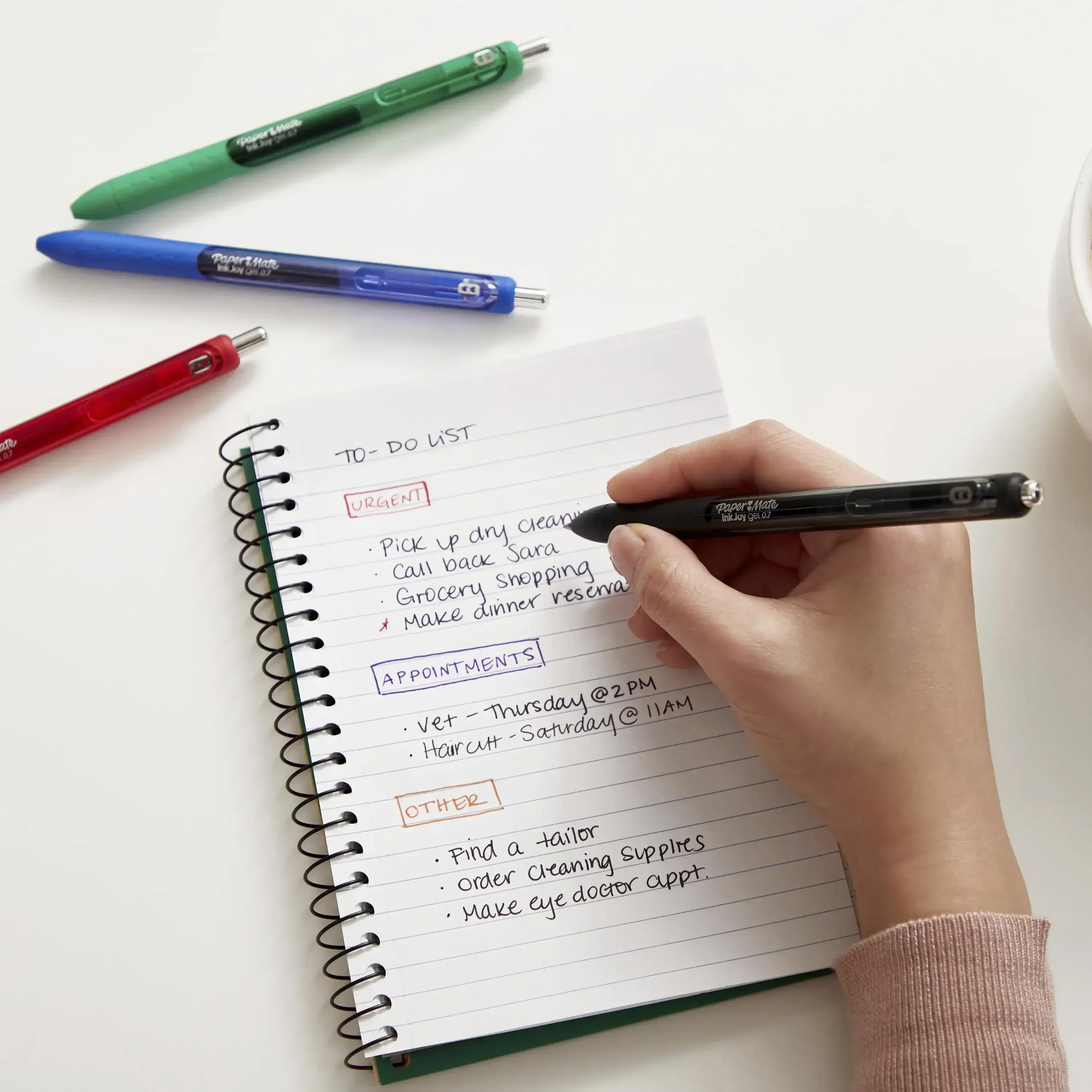 Gel Pens 0.7mm Medium Point, 22 Vibrant Colors Set for Smooth Writing, Ideal for Students, Office & Art Craft Projects