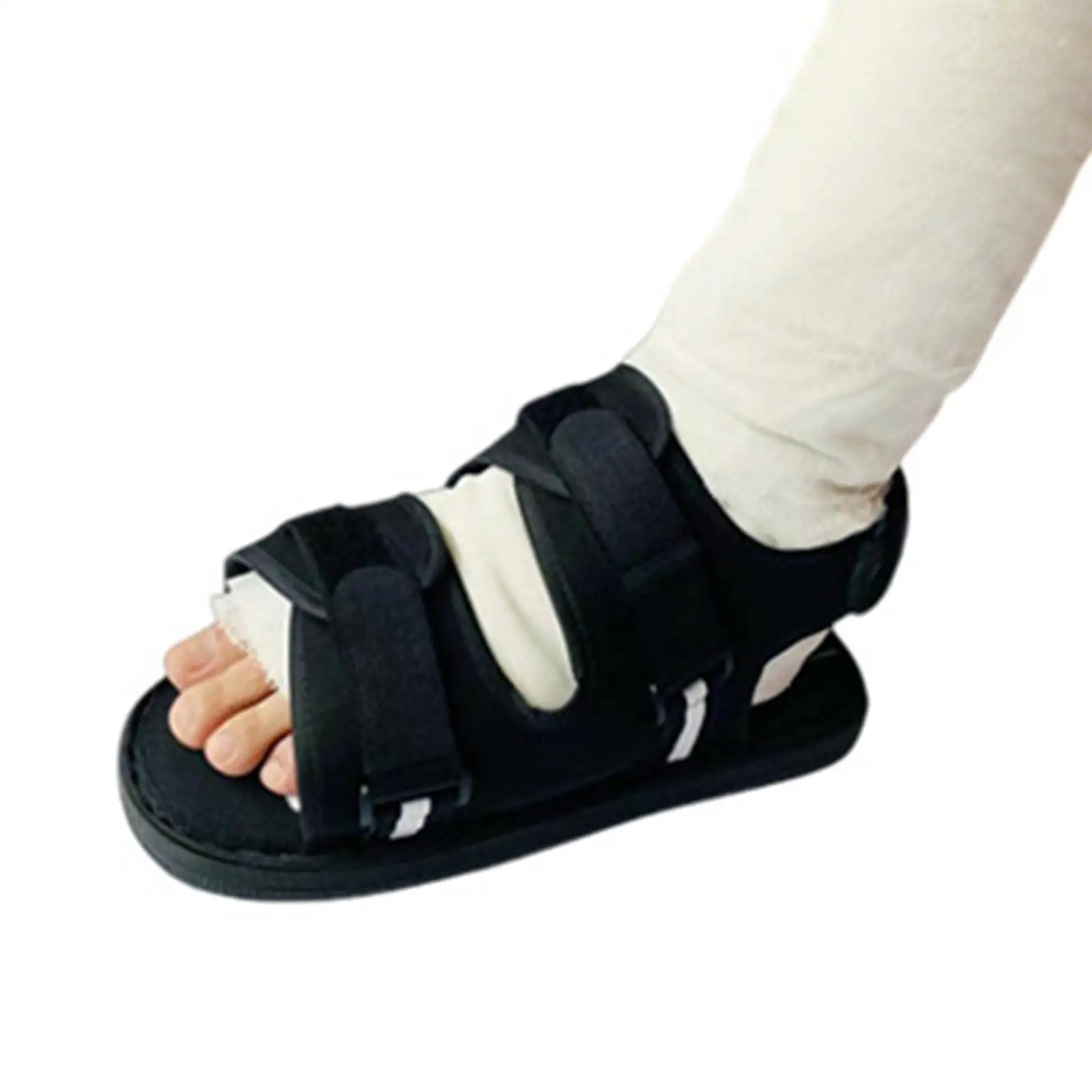 Post OP Closed Toe Walking Shoe Toe Orthopedic Support Brace Versatile Foot Orthosis Plantar Splint Brace