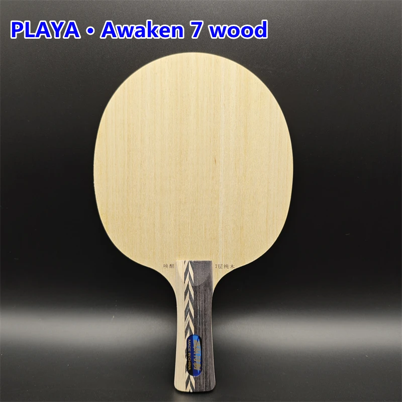 Playa Awaken Wooden 7 PLY Attack+Loop OFF Table Tennis Blade for PingPong Racket