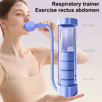 Breathing Exercise Device Abdominal Muscle Trainer Deep Breathing Dumbbell Men Women Adults Lung Capacity Training Device
