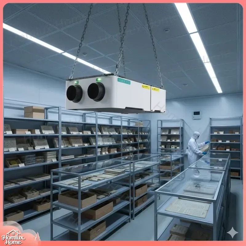 150L Commercial Dehumidifier for Plant Growing Room Ceiling Mounted Swimming Pool Basement Garage Indoor Humid Control Heavy