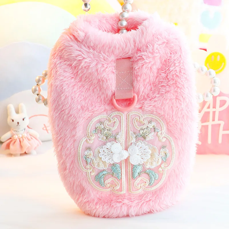 

2024 Autumn Winter Puppy Dog Cats Clothing Vest Hoodies Fashion Pink Yellow Soft Plush Hoodies For Small Medium Dog Pet Clothes