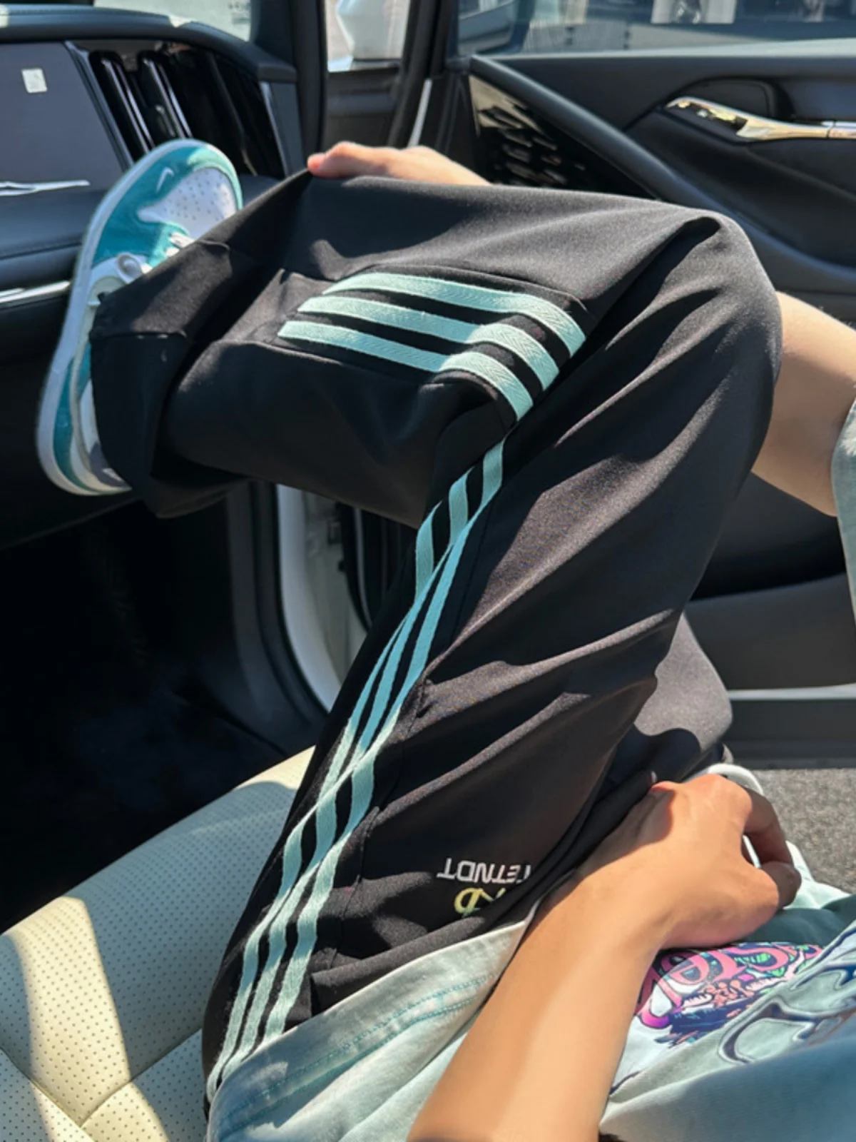 

Men's Summer Thin American Sle Functional Paratrooper Pants Ice Silk Qui Dry Tee Stripe Sports Trousers Casual Loose Fit