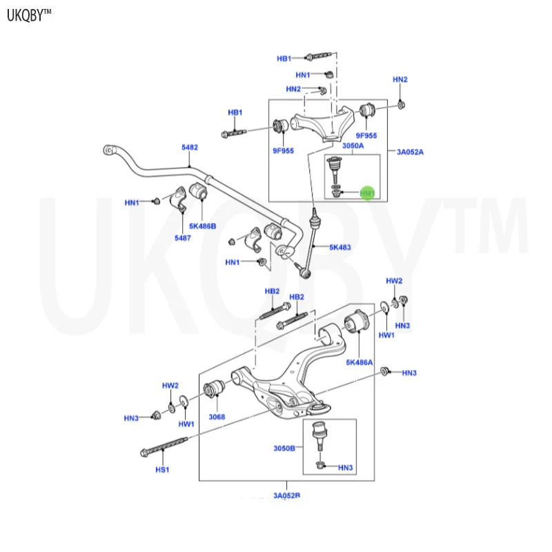 La nd Ro ve r Di sc ov er y 3 2005-2009 CLASS RBM500110 Connecting Rod