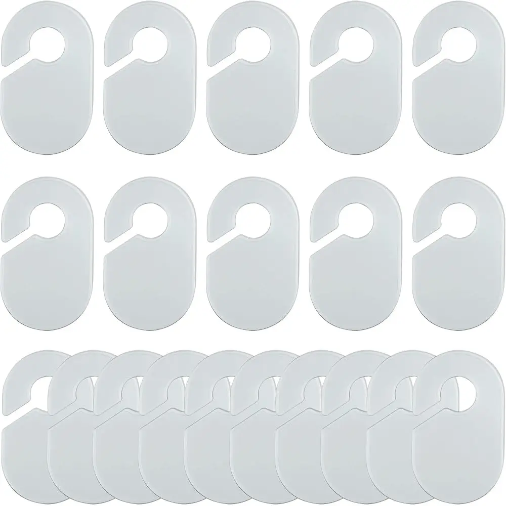 

20 Pa Clothing Ra Size Dividers Blank Closet Separators For Clothes Baby Closet Size Divider Hooks Wardrobe Large Hangers